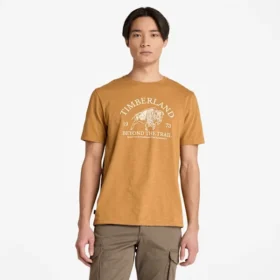 Herren-T-Shirt mit Grafikprint und Shorts-Ärmeln