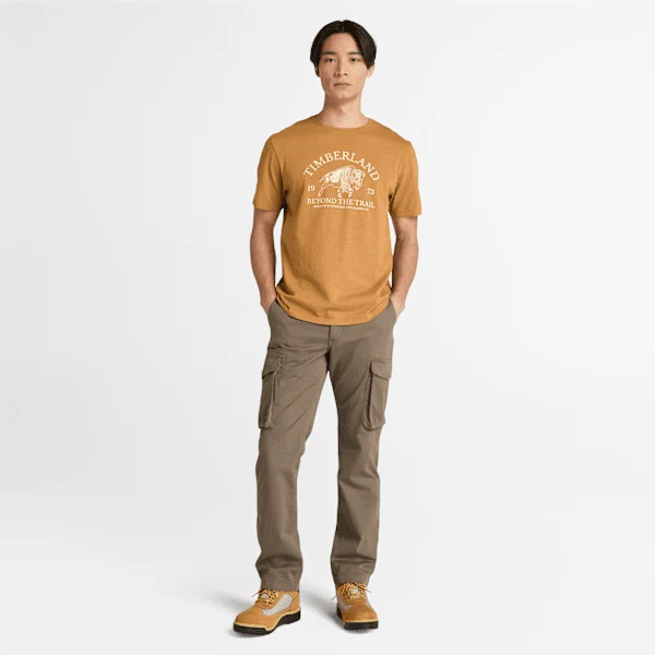 Herren-T-Shirt mit Grafikprint und Shorts-Ärmeln Herren-T-Shirt mit Grafikprint und Shorts-Ärmeln