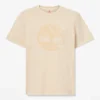 Herren-T-Shirt mit Logo-Grafik, stückgefärbt Herren-T-Shirt mit Logo-Grafik, stückgefärbt
