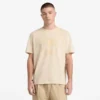 Herren-T-Shirt mit Logo-Grafik, stückgefärbt Herren-T-Shirt mit Logo-Grafik, stückgefärbt