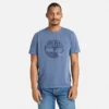 Herren-T-Shirt mit Logo-Grafik, stückgefärbt Herren-T-Shirt mit Logo-Grafik, stückgefärbt
