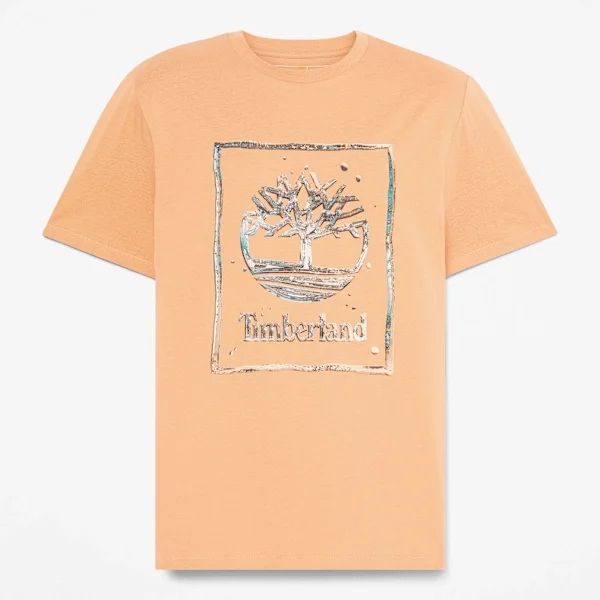 Herren-T-Shirt mit Wasser-Grafik-Logo und kurzen Ärmeln Herren-T-Shirt mit Wasser-Grafik-Logo und kurzen Ärmeln