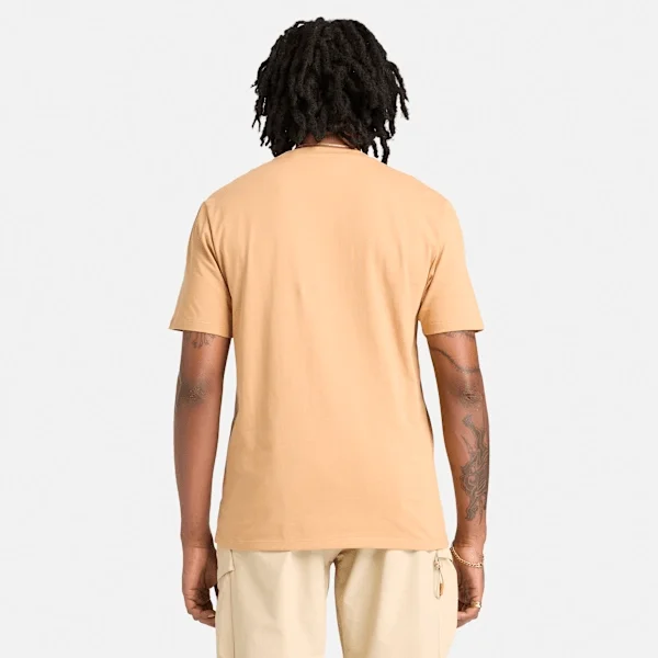 Herren-T-Shirt mit Wasser-Grafik-Logo und kurzen Ärmeln Herren-T-Shirt mit Wasser-Grafik-Logo und kurzen Ärmeln