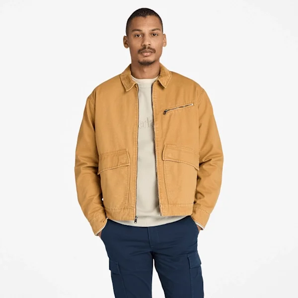 Herrenjacke „Strafford“ aus gewaschenem Canvas Herrenjacke „Strafford“ aus gewaschenem Canvas