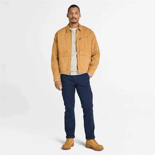 Herrenjacke „Strafford“ aus gewaschenem Canvas Herrenjacke „Strafford“ aus gewaschenem Canvas