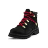 Holiday Luxe Waterproof Stiefel „Schwarz Nubuck Red“