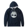 Hoodie mit Baum-Logo „Navy“