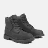 Junior Premium 6-Inch Waterproof Boot – Schwarzes Nubukleder Junior Premium 6-Inch Waterproof Boot – Schwarzes Nubukleder