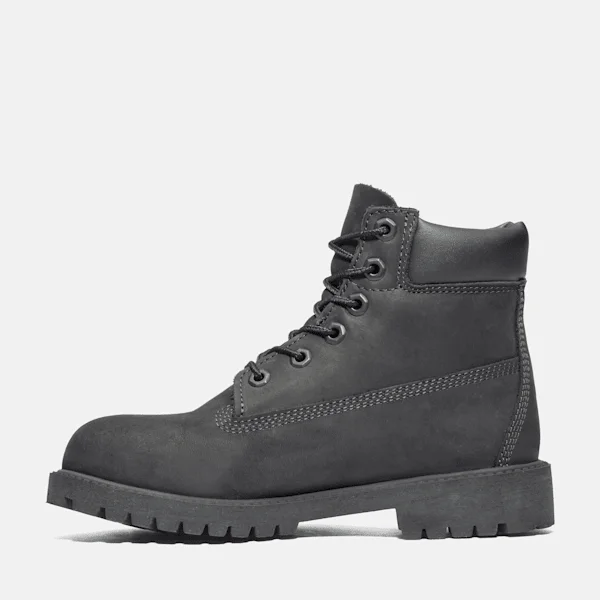 Junior Premium 6-Inch Waterproof Boot – Schwarzes Nubukleder Junior Premium 6-Inch Waterproof Boot – Schwarzes Nubukleder