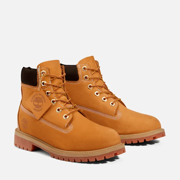 Junior Timberland® Premium 6-Inch Waterproof Stiefel – Weizen Junior Timberland® Premium 6-Inch Waterproof Stiefel – Weizen