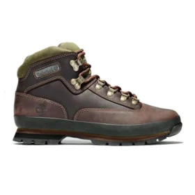 Klassische Euro Hiker-Stiefel aus Leder „Braun“