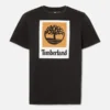 Kurzarm-T-Shirt mit quadratischem Logo Kurzarm-T-Shirt mit quadratischem Logo
