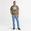 Kurzarm-T-Shirt mit quadratischem Logo Kurzarm-T-Shirt mit quadratischem Logo