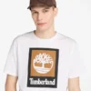 Kurzarm-T-Shirt mit quadratischem Logo Kurzarm-T-Shirt mit quadratischem Logo