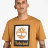 Kurzarm-T-Shirt mit quadratischem Logo Kurzarm-T-Shirt mit quadratischem Logo