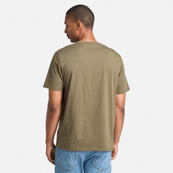 Kurzarm-T-Shirt mit quadratischem Logo Kurzarm-T-Shirt mit quadratischem Logo
