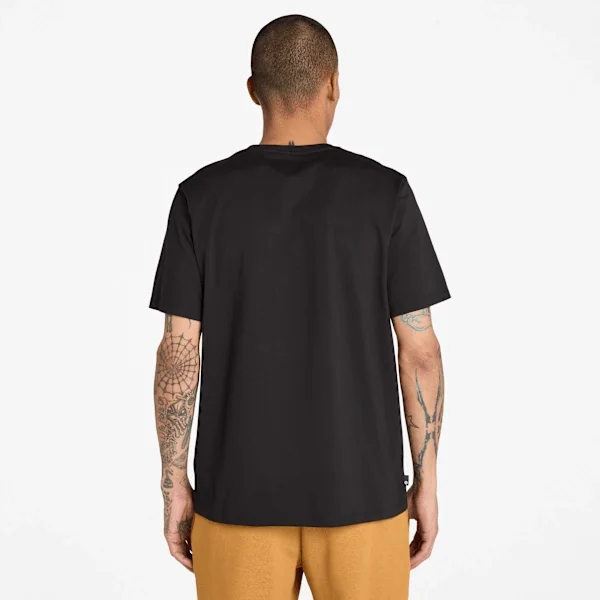 Kurzarm-T-Shirt mit quadratischem Logo Kurzarm-T-Shirt mit quadratischem Logo