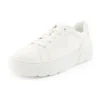 Laurel Court Low Schnürsneaker „White Canvas“