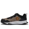 Lincoln Peak Wasserdichter Low-Hiker aus Leder und Stoff „Medium Grey Mesh“