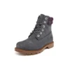 Linden Woods 6-Inch Boot, wasserdicht, „Dunkelgrau und bedruckter Kragen“