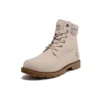 Lindon Woods 6-Inch Boot „Beiges Nubukleder und bedruckter Kragen“