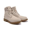 Lindon Woods 6-Inch Boot „Beiges Nubukleder und bedruckter Kragen“