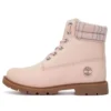 Lindon Woods 6-Inch Boot „Pink Nubuck and Printed Collar“