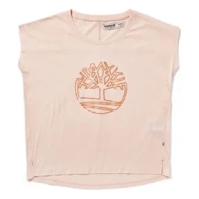 Logo-Aufdruck Kurzarm Rosa