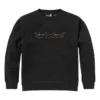 Logo-Crew-Sweater mit Struktur „Schwarz“
