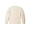 Logo-Sweatshirt mit Rundhalsausschnitt „Weiß“