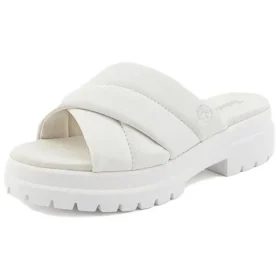 London Vibe Slides „White Full Grain“