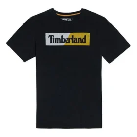 Lässiges, lockeres Shirt mit Rundhalsausschnitt, Aufdruck, kurzen Ärmeln, im Paar-Design, Schwarz