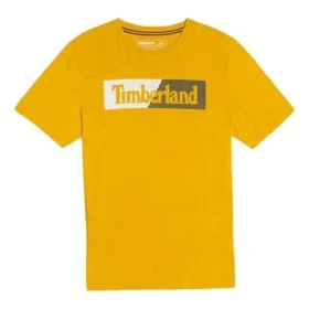 Lässiges, lockeres T-Shirt mit Rundhalsausschnitt, Aufdruck, kurze Ärmel, Paar-Style, Gelb