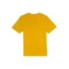 Lässiges, lockeres T-Shirt mit Rundhalsausschnitt, Aufdruck, kurze Ärmel, Paar-Style, Gelb
