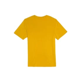 Lässiges, lockeres T-Shirt mit Rundhalsausschnitt, Aufdruck, kurze Ärmel, Paar-Style, Gelb