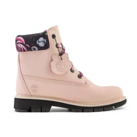Lucia Way 6-Inch Boot-Charm-Wasserdichter Stiefel „Hellrosa Nubuk“