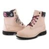 Lucia Way 6-Inch Boot-Charm-Wasserdichter Stiefel „Hellrosa Nubuk“