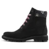 Lucia Way 6-Inch Boot „Schwarzes Nubukleder“