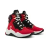 Madbury Sneaker-Stiefel mit seitlichem Reißverschluss „Red Nubuck“