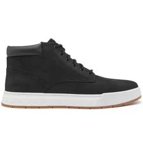 Maple Grove Wide Fit Leder-Chukka-Stiefel „Schwarz“