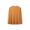 Marken-Langarm-T-Shirt „Gelb“