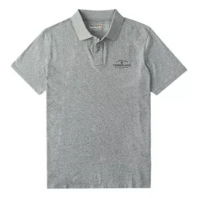 Marken-Poloshirt „Grau“