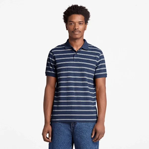 Millers River gestreiftes Poloshirt mit Kurzarm für Herren Millers River gestreiftes Poloshirt mit Kurzarm für Herren