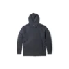 Mixed-Media-Hoodie mit Garment-Dye-Effekt „Dark Grey“
