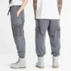 Mixed-Media-Jogginghose, stückgefärbt „Grey“