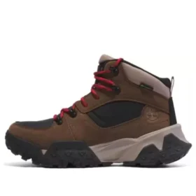 Motion Scramble Mid Lace-Up wasserdichte Wanderschuhe „Dark Brown Nubuck“