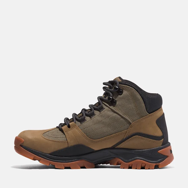 Mt. Maddsen Mid Schnür-Wanderstiefel für Herren – Olivgrünes Nubukleder Mt. Maddsen Mid Schnür-Wanderstiefel für Herren – Olivgrünes Nubukleder