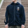 Nature Needs Heroes Jacke mit durchgehendem Reißverschluss „Navy“