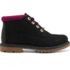 Nellie Chukka wasserdichte Stiefel „Schwarz Pink“
