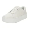 Niedrige Sneaker „White Full Grain“